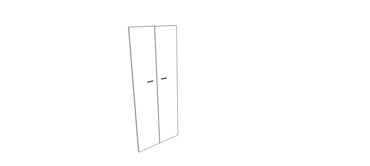 Quadrifoglio Doppel-Flügeltür für Raumteiler, Höhe x Breite 2110 x 860 mm Standard 1 ZOOM