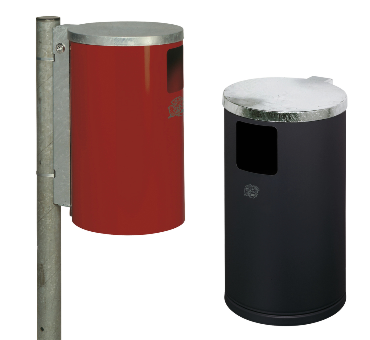 VAR Abfallbehälter WR 1 mit Deckel Standard 1 ZOOM