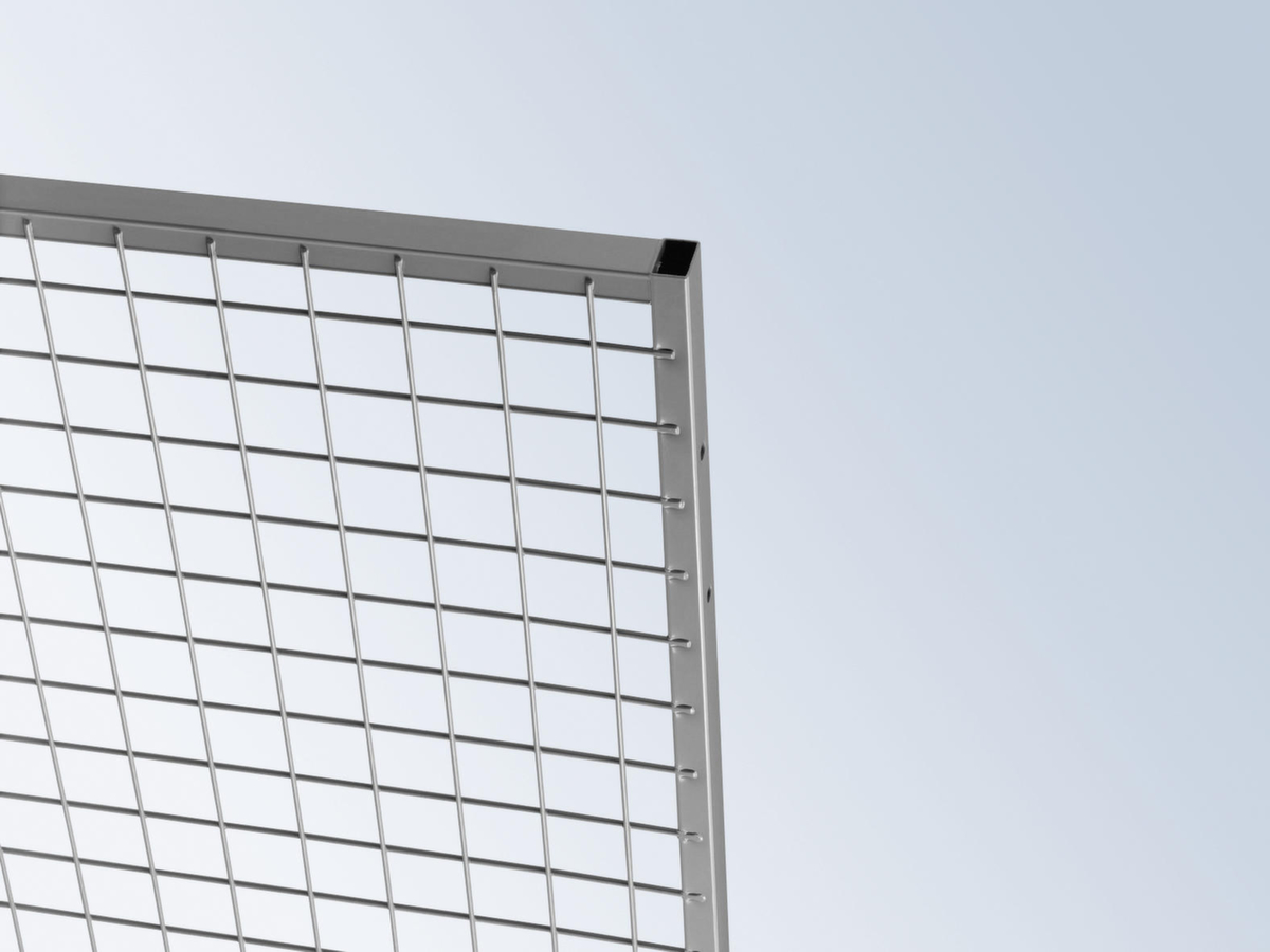 TROAX Wand-Aufsatzelement Extra für Trennwandsystem, Breite 800 mm Detail 1 ZOOM