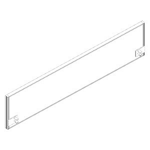 Schallabsorbierende Tischtrennwand RQ60 Screen / S41 Standard 1 ZOOM