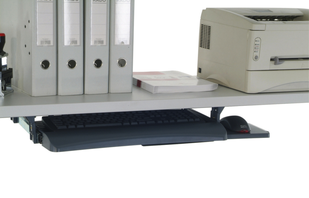 Rocholz Tastatur- und Mausablage 2000 für Packtisch, Höhe 110 mm Standard 1 ZOOM