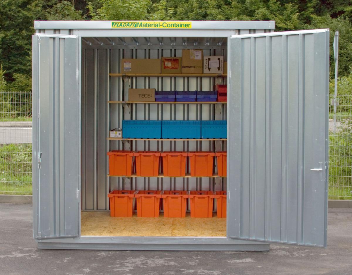 Säbu Verzinkter Großraum-Materialcontainer XXL mit Holzfußboden Milieu 2 ZOOM
