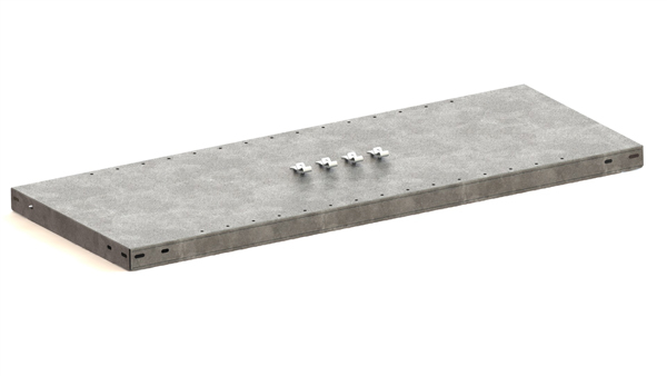 META Fachboden CLIP für Steckregal, Breite x Tiefe 1000 x 400 mm Standard 1 ZOOM
