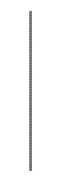 META Lagerregal Selbstbauprofil, Länge 2,5 m, mit korrosionsschützender Zinkbeschichtung Standard 2 ZOOM