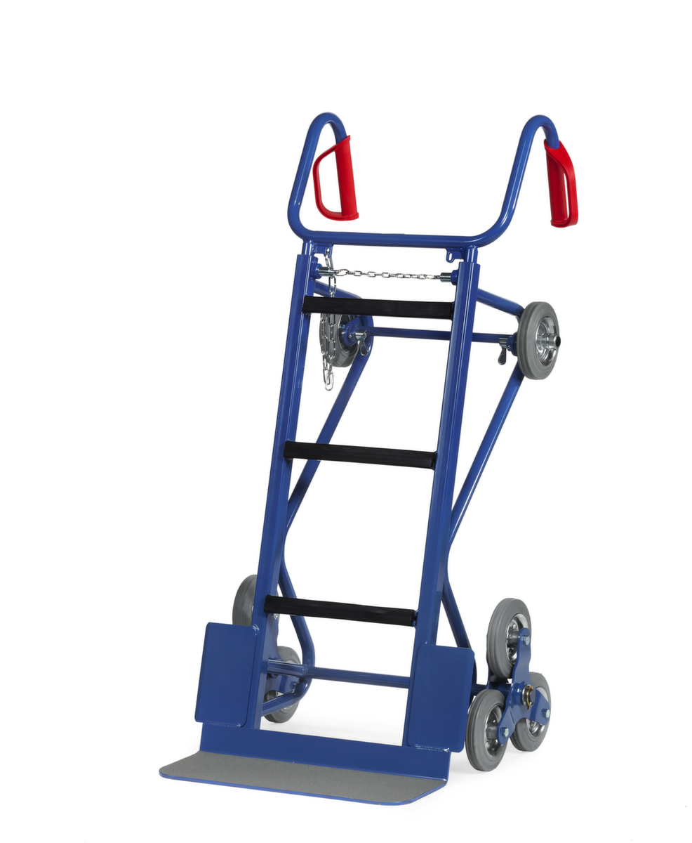 fetra Geräte-Treppenkarre mit Spannband, Traglast 400 kg, Vollgummi-Bereifung Standard 1 ZOOM