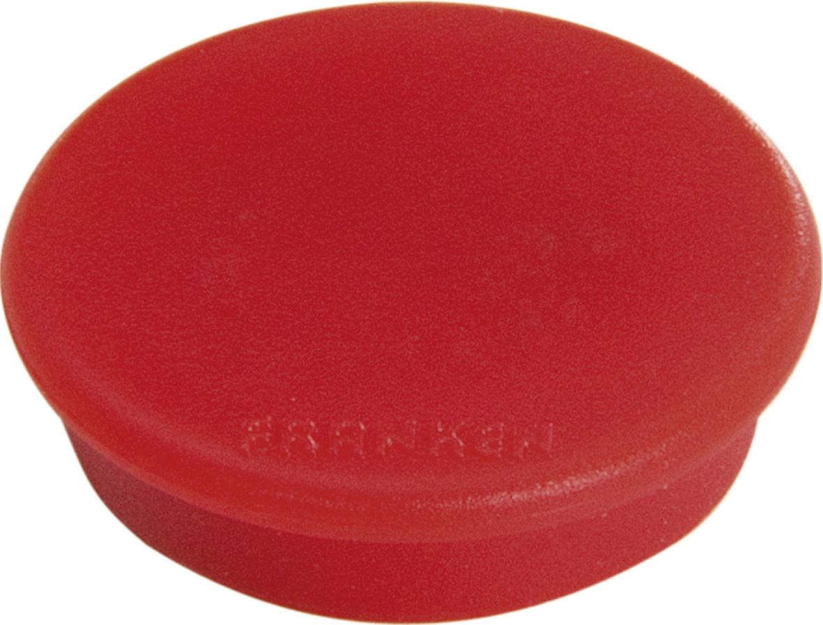Runder Magnet, rot, Ø 32 mm Standard 1 ZOOM