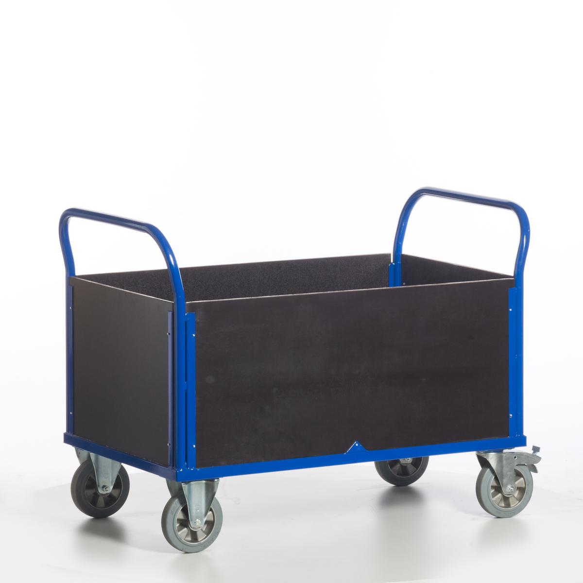 Rollcart Vierwandwagen mit rutschsicherer Ladefläche, Traglast 1200 kg, Ladefläche 1200 x 770 mm Standard 7 ZOOM