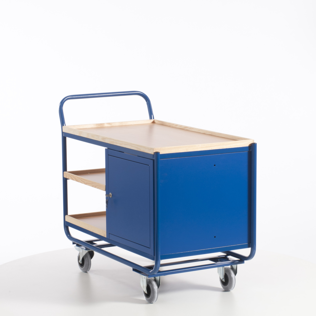 Rollcart Tisch- und Schrankwagen mit Holzarbeitsplatte Standard 3 ZOOM