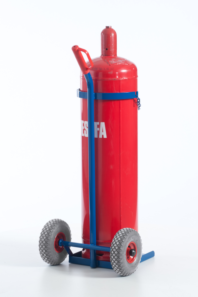 Rollcart Flaschenkarre, für 1 x 33 kg Propangas Flasche, Luft-Bereifung Standard 7 ZOOM