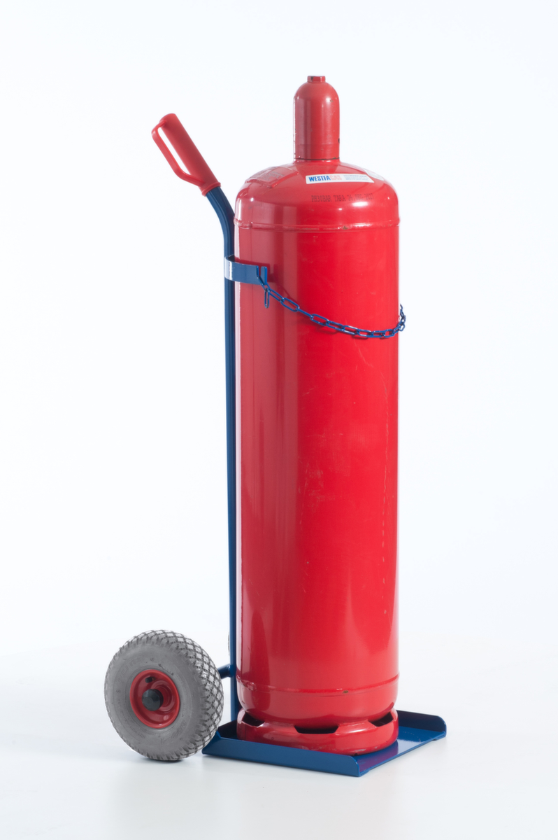 Rollcart Flaschenkarre, für 1 x 33 kg Propangas Flasche, Luft-Bereifung Standard 10 ZOOM