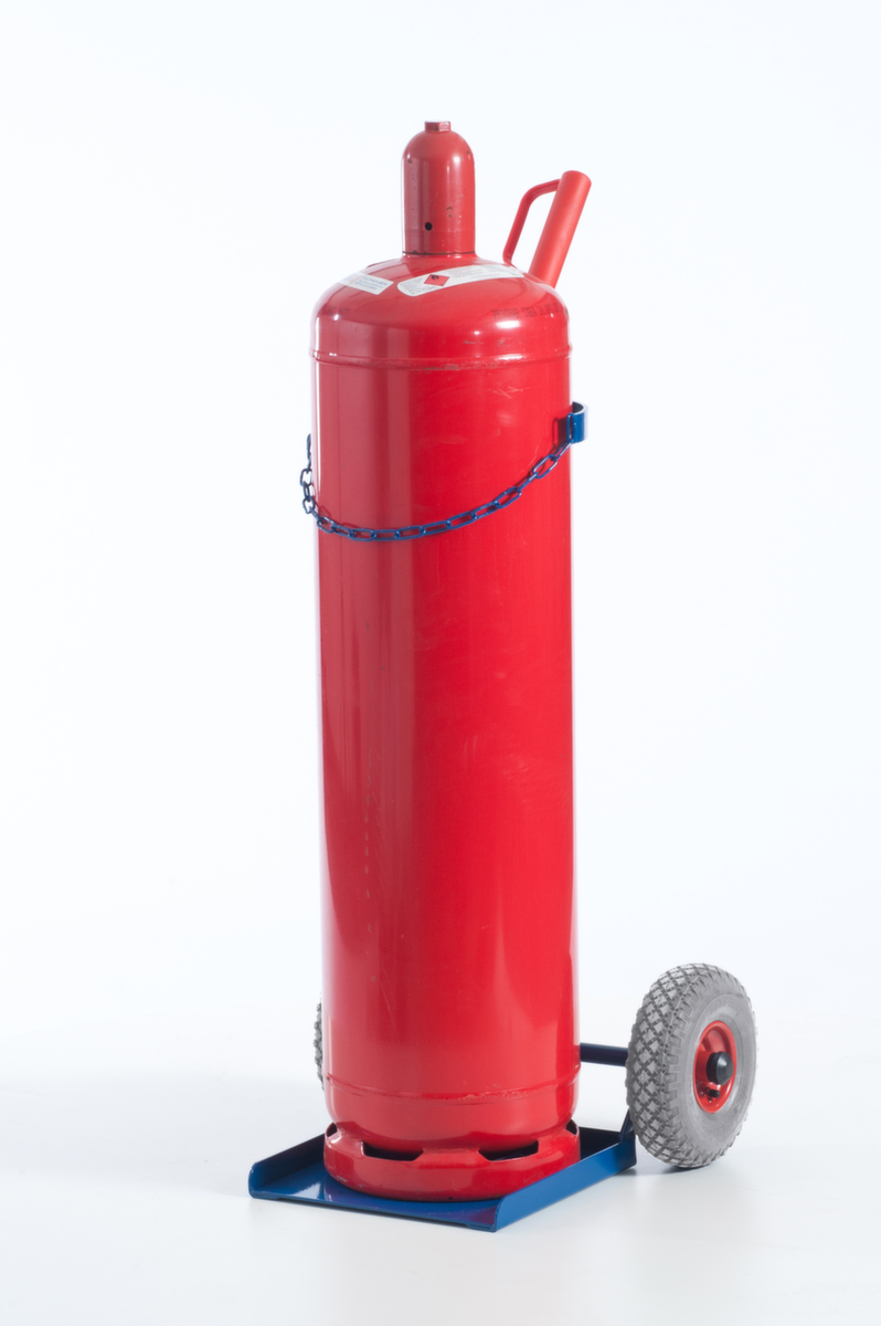 Rollcart Flaschenkarre, für 1 x 33 kg Propangas Flasche, Luft-Bereifung Standard 13 ZOOM