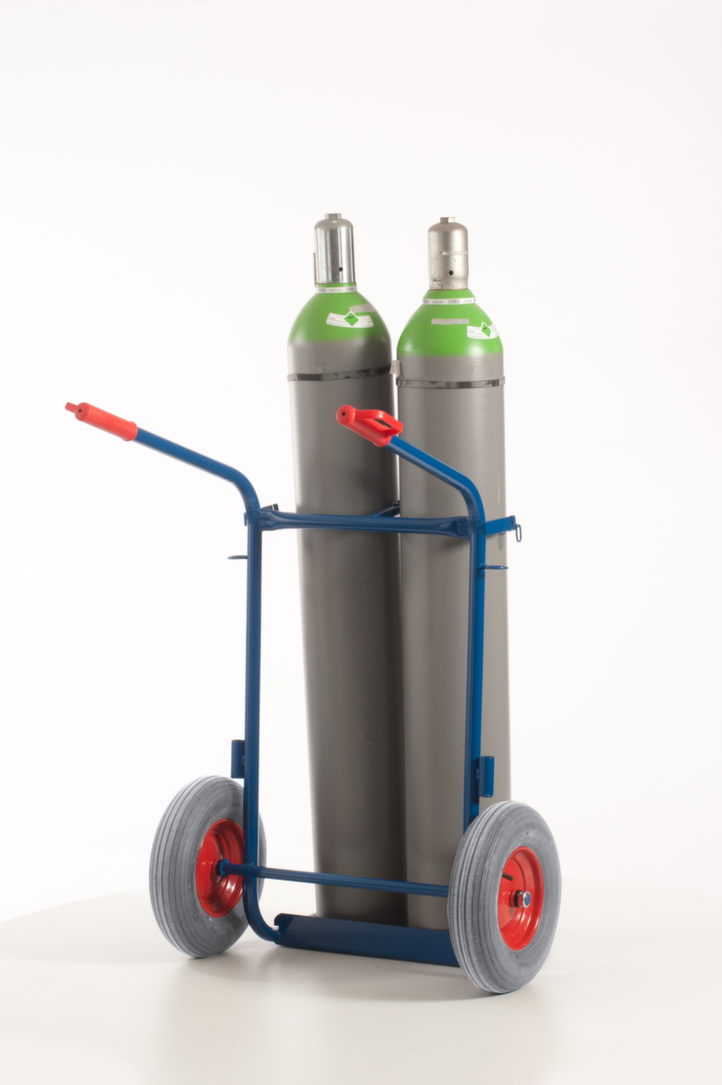 Rollcart Flaschenkarre, für 2x40/50 l Flasche, Luft-Bereifung Standard 7 ZOOM
