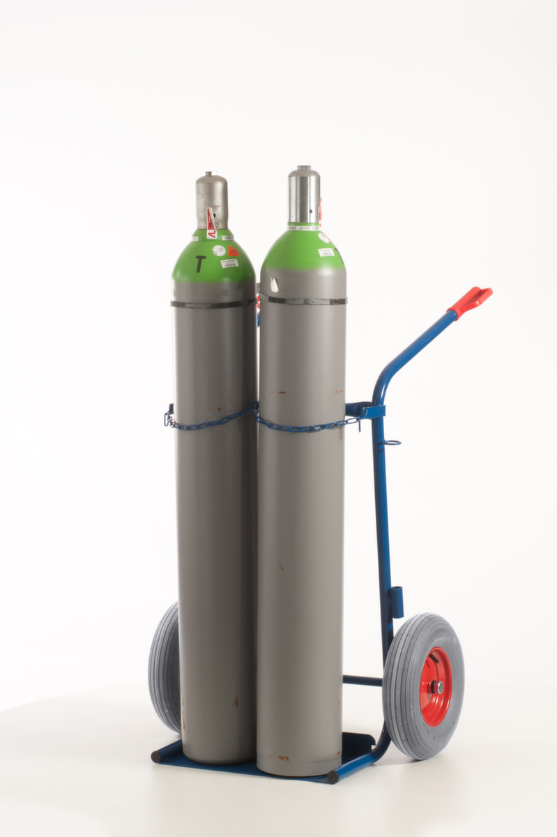 Rollcart Flaschenkarre, für 2x40/50 l Flasche, Luft-Bereifung Standard 13 ZOOM