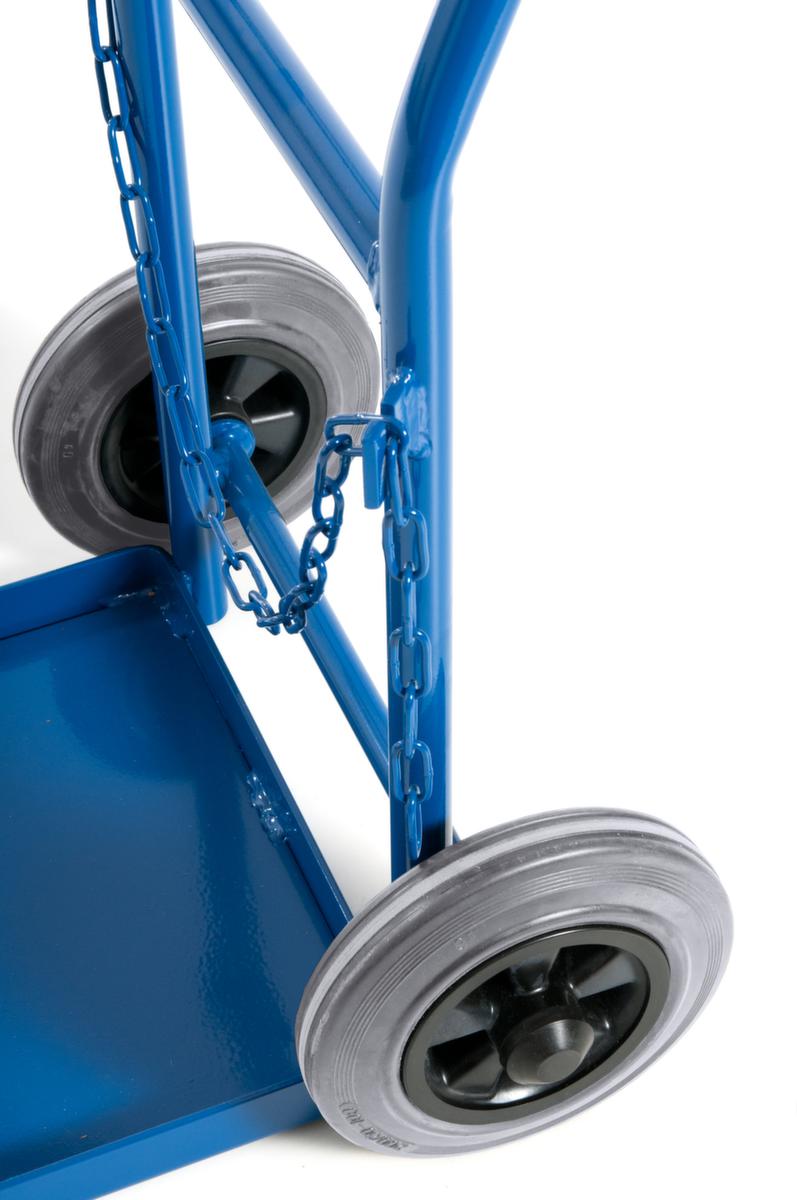 Rollcart Flaschenkarre, für 1 x 11 kg Propangas Flasche, Vollgummi-Bereifung Detail 1 ZOOM