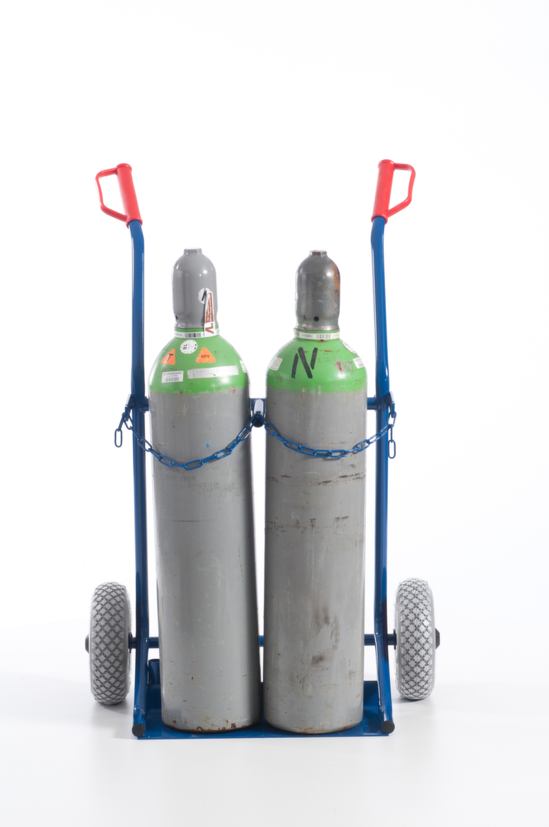 Rollcart Flaschenkarre, für 2x20 l Flasche, Luft-Bereifung Standard 12 ZOOM