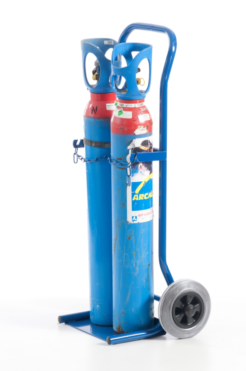 Rollcart Flaschenkarre, für 2x10 l  Flasche, TPE-Bereifung Standard 14 ZOOM