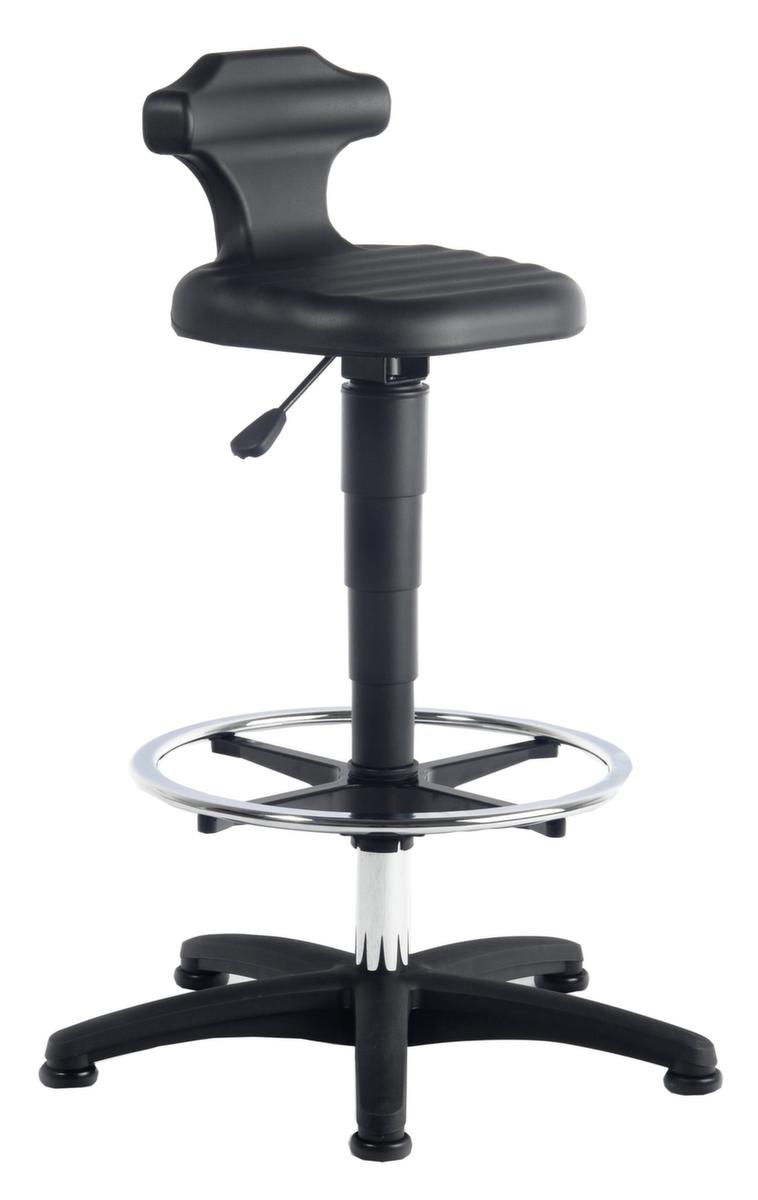 bimos Steh-Sitz-Stuhl Flex 3, Sitzhöhe 510 - 780 mm, Gestell schwarz Standard 1 ZOOM