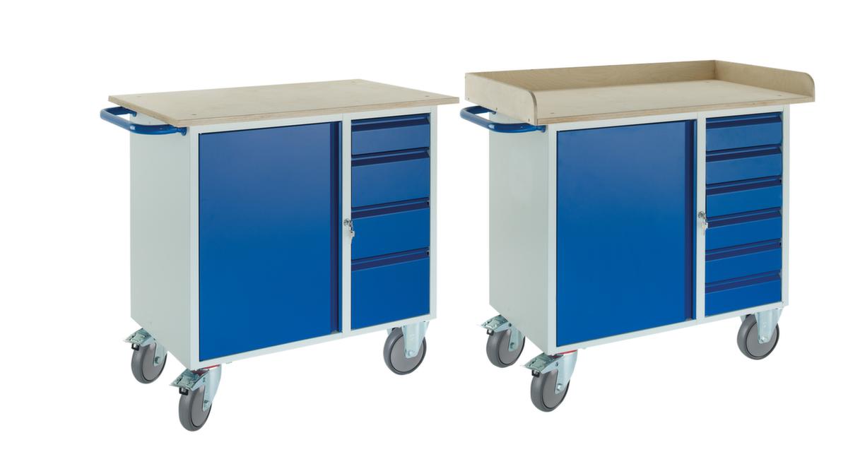 Rollcart Tisch- und Schrankwagen mit Schrank und Schubladen Standard 1 ZOOM