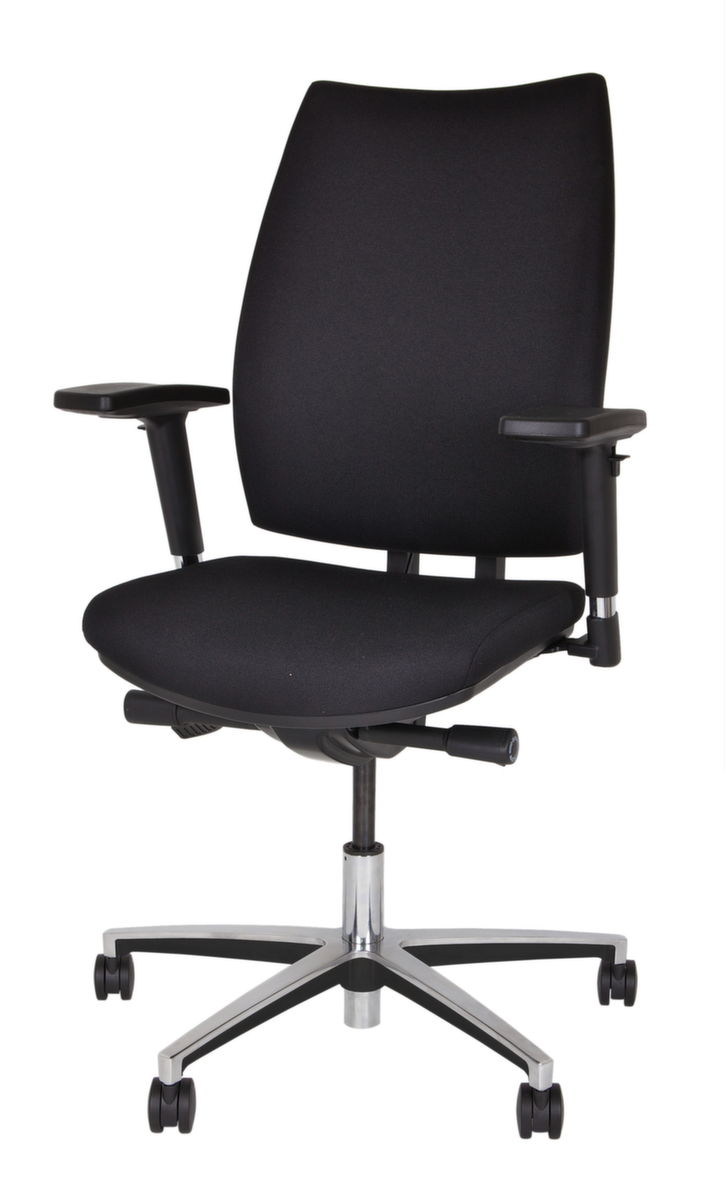 Bisley Bürodrehstuhl Upscale mit 4D-Armlehnen, schwarz Standard 3 ZOOM