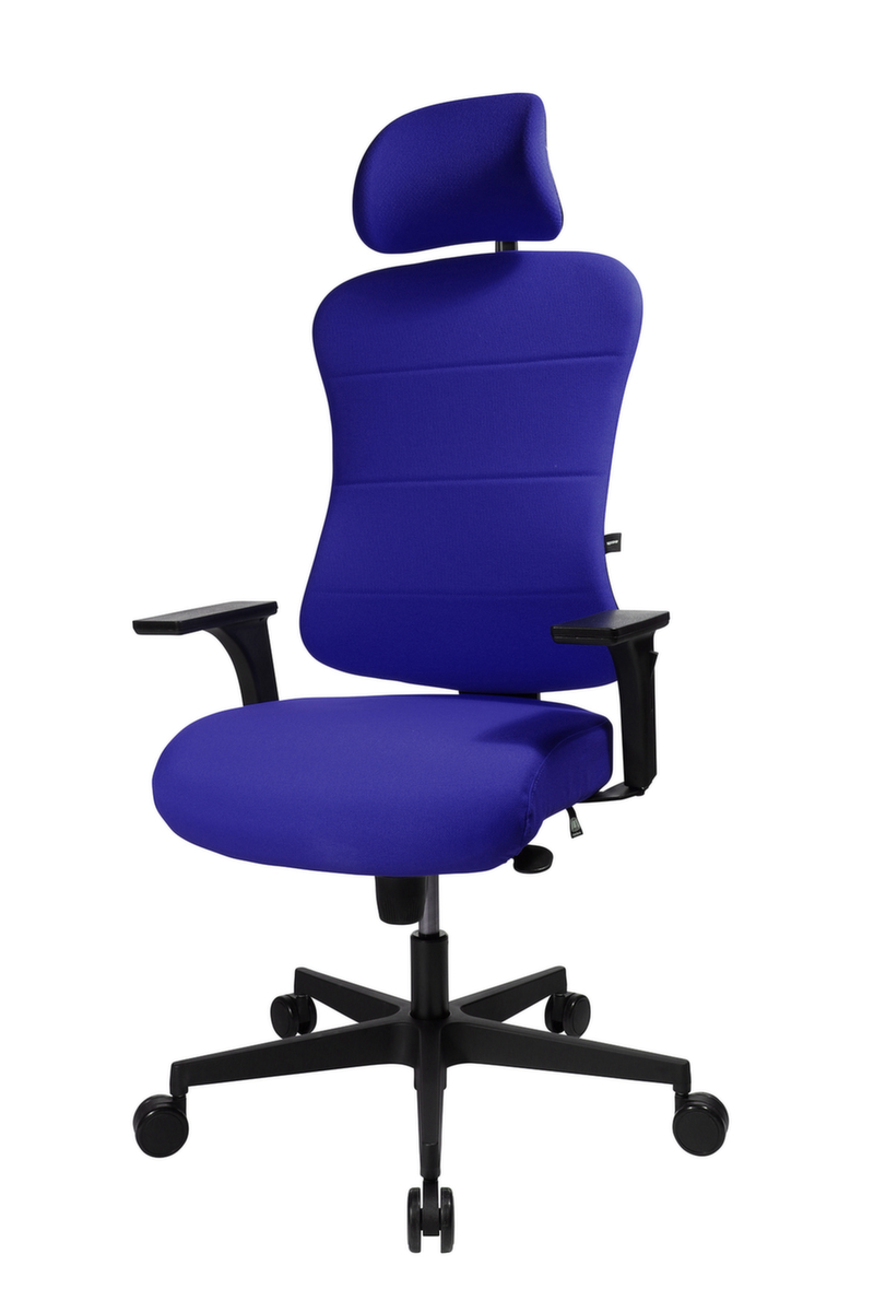 Topstar Bürodrehstuhl Art Comfort mit Kopfstütze, royalblau Standard 6 ZOOM
