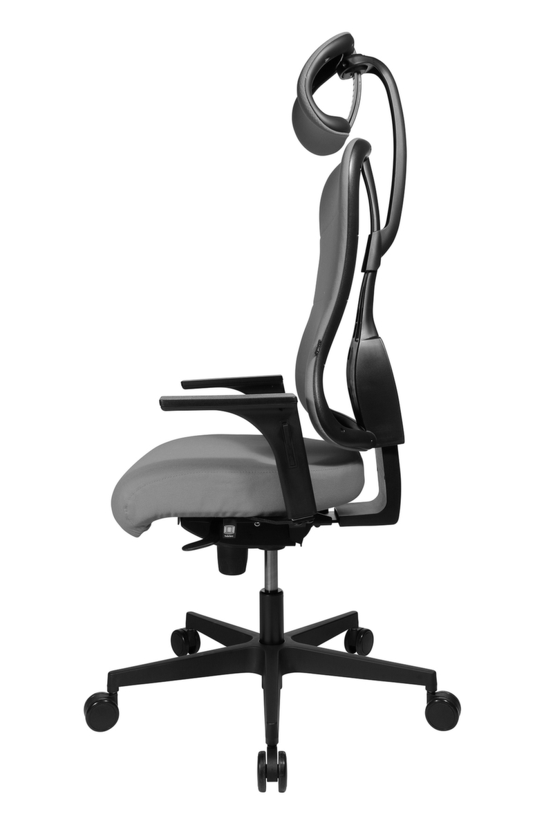 Topstar Bürodrehstuhl Art Comfort mit Kopfstütze, grau Standard 7 ZOOM