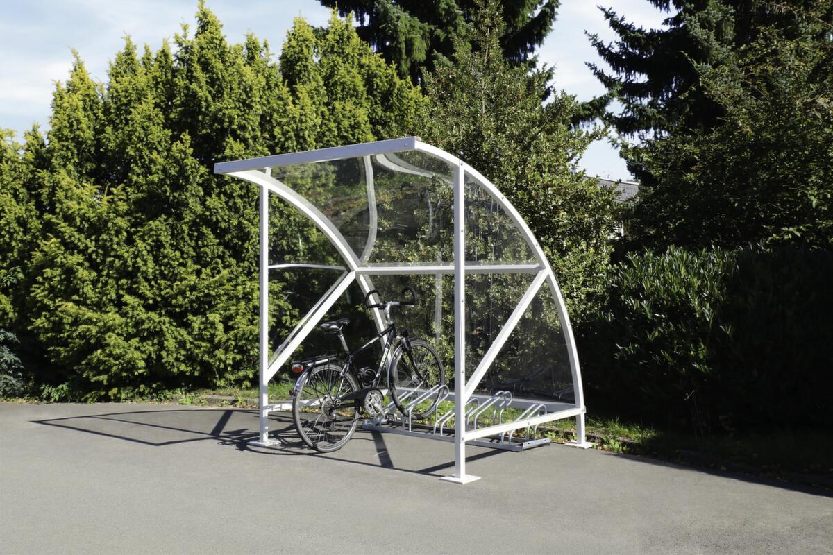 WSM Rundbogen-Fahrradüberdachung Milieu 1 ZOOM
