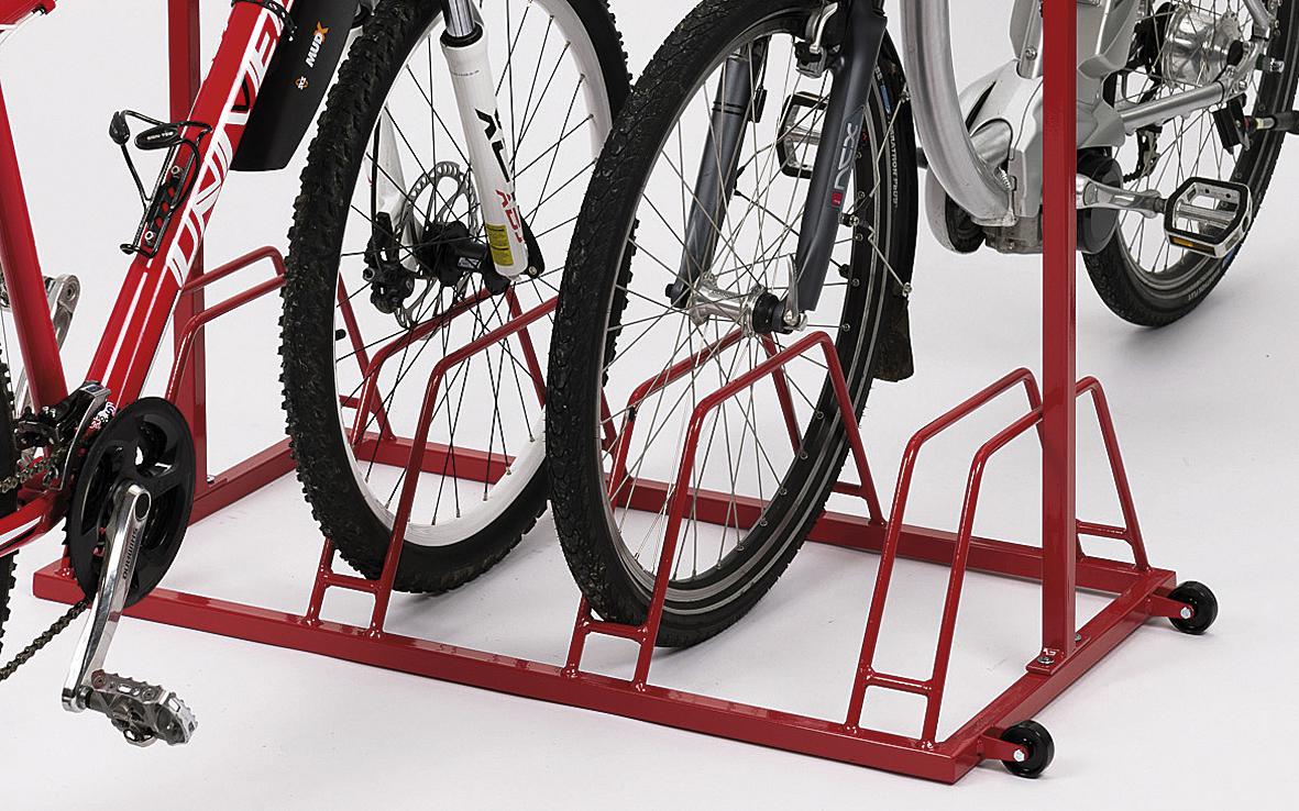 Fahrradständer EW 7004 mit Werbefläche Detail 1 ZOOM