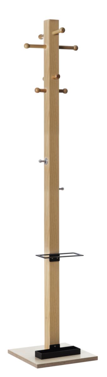 Paperflow Garderobenständer easyCloth Wood Range Modell <B> aus Holz mit Schirmhalter Standard 2 ZOOM