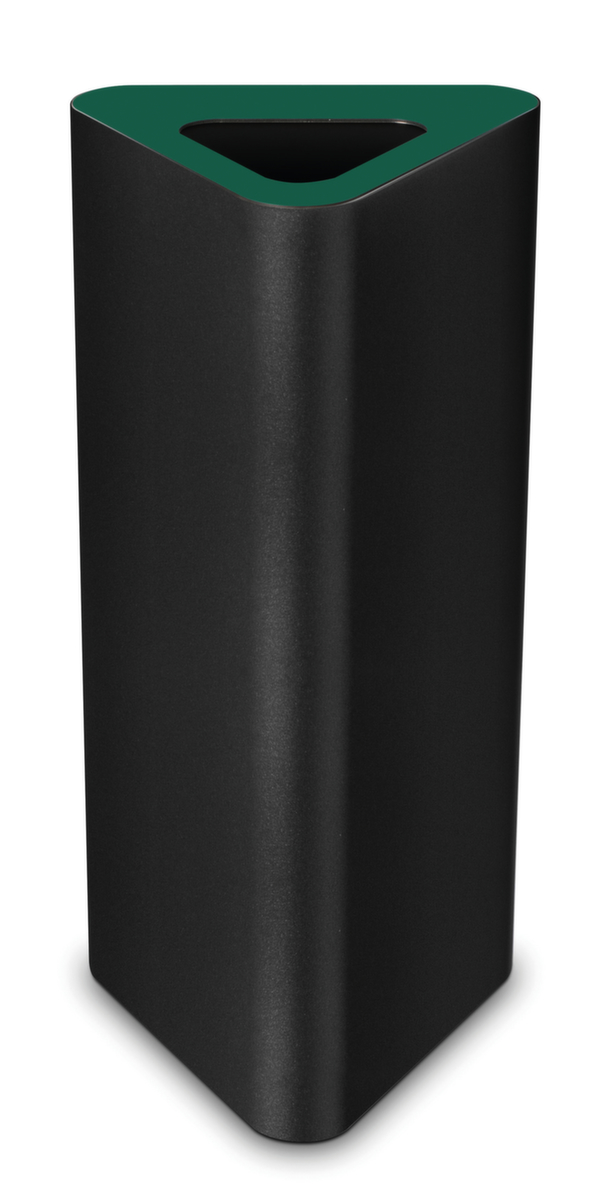Dreieckiger Abfallbehälter PURE ELEGANCE, 60 l, schwarz Artikel ähnlich 2 ZOOM