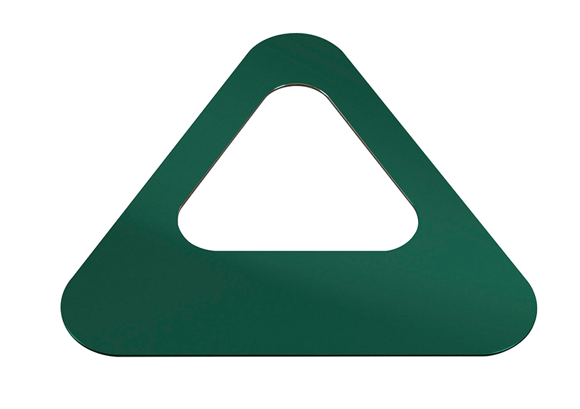 Auflagedeckel PURE für Abfallbehälter, grün Standard 1 ZOOM