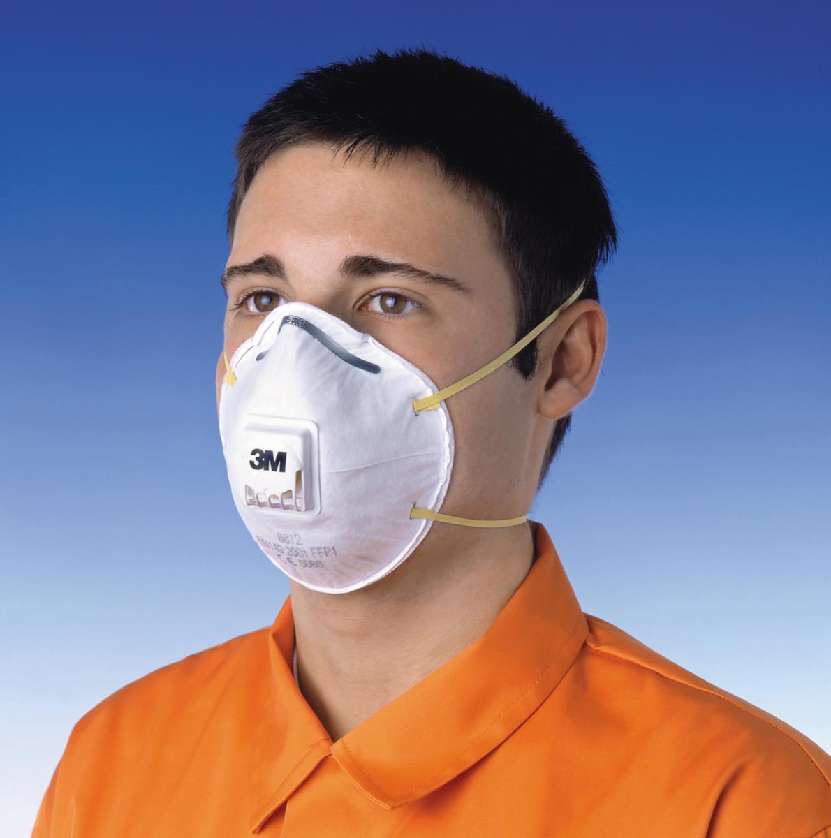 3M(TM) Atemschutzmaske mit Ventil, FFP1 Milieu 1 ZOOM