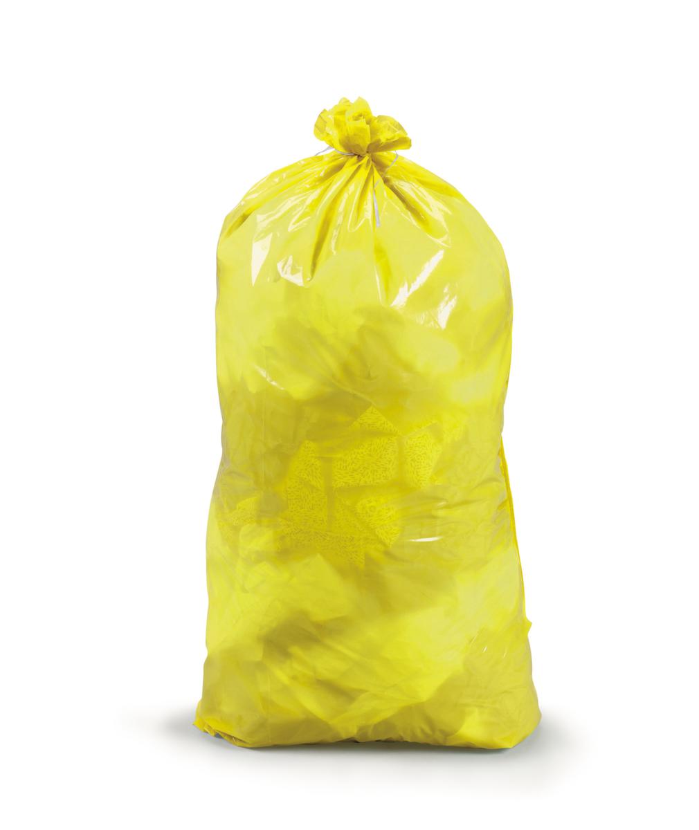 Raja Reißfester Müllsack mit Verschlussband, 30 l, gelb Standard 1 ZOOM