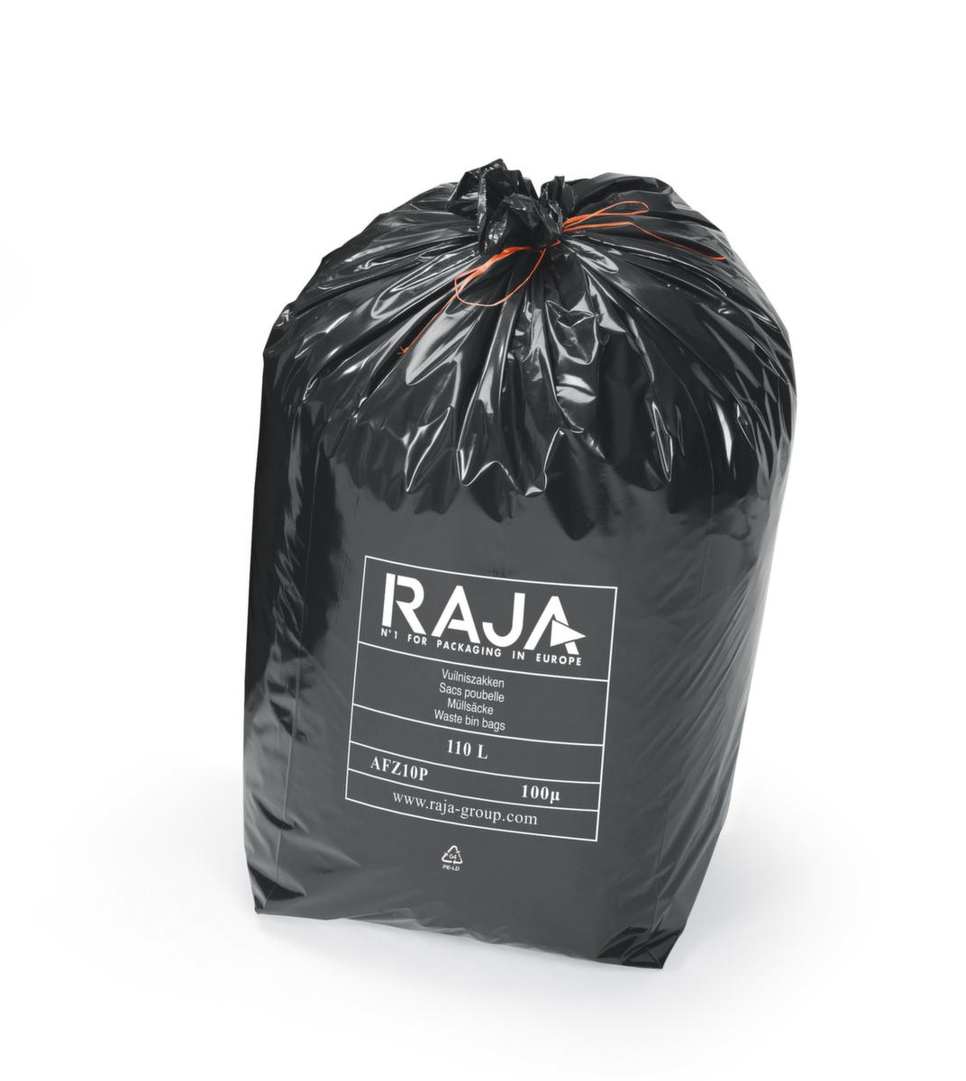 Raja Müllsack für schwere Abfälle, 110 l, schwarz Standard 3 ZOOM
