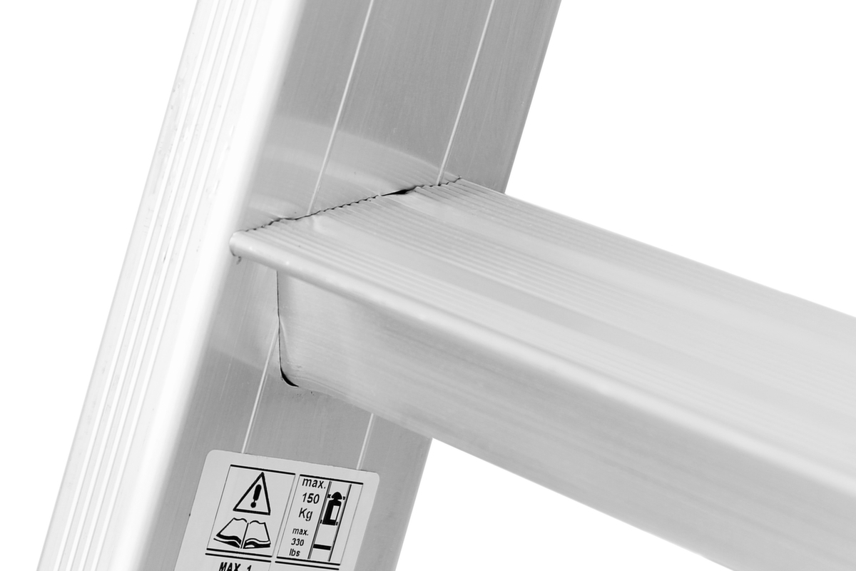 Hymer Plattformleiter ProTect+ mit teleskopierbaren Leiterteilen Detail 3 ZOOM