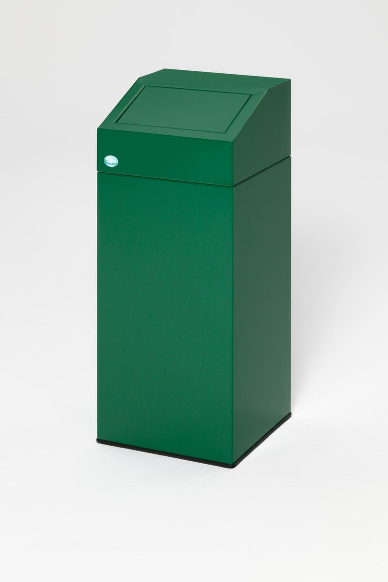 Wertstoffsammler inklusive Aufkleber, 45 l, RAL6001 Smaragdgrün, Deckel grün Standard 3 ZOOM
