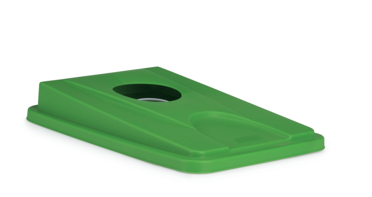 Auflagedeckel für Flaschen für Abfallbehälter, grün Standard 1 ZOOM
