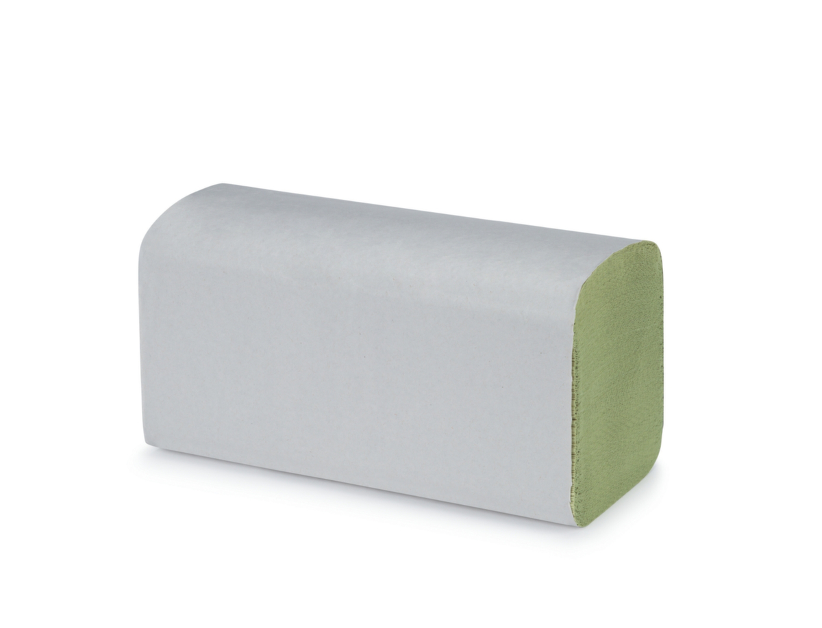 Papierhandtücher Eco aus Tissue mit V-Falz, Zellstoff Standard 2 ZOOM