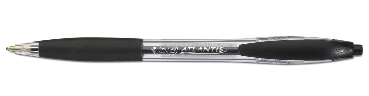 BIC® Kugelschreiber ATLANTIS Classic, Schriftfarbe schwarz, Schaft schwarz/transparent Standard 1 ZOOM