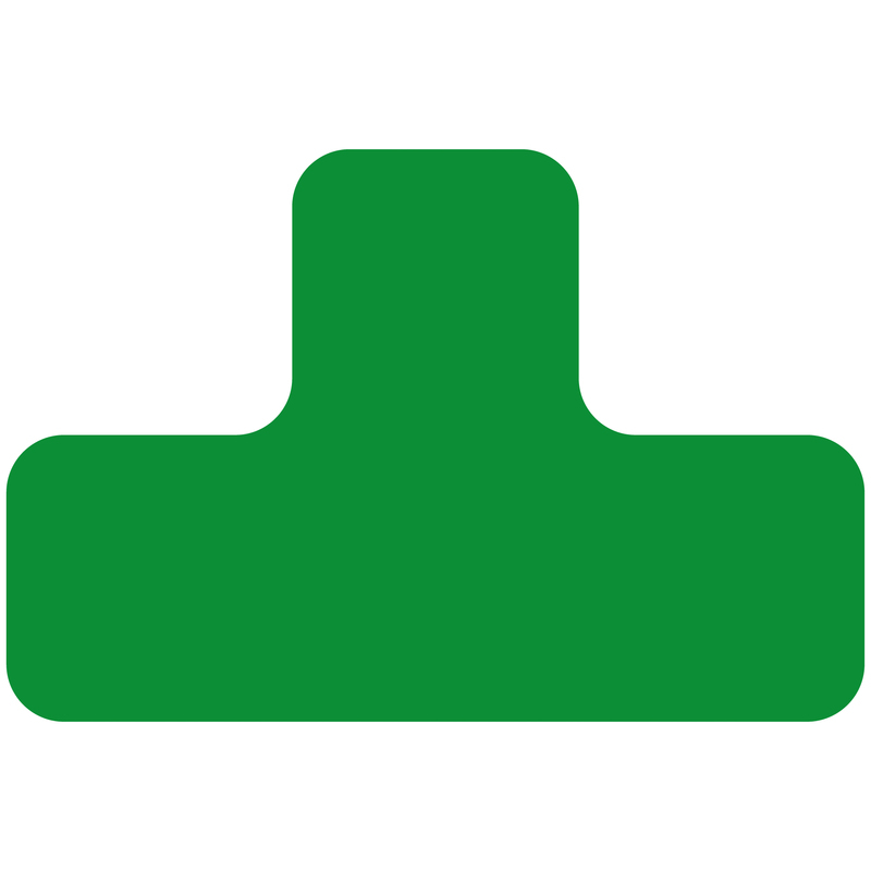 EICHNER Klebesymbol, T-Form, grün Standard 1 ZOOM
