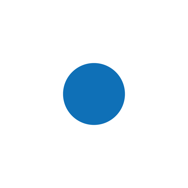 EICHNER Klebesymbol, Kreis, blau Standard 1 ZOOM