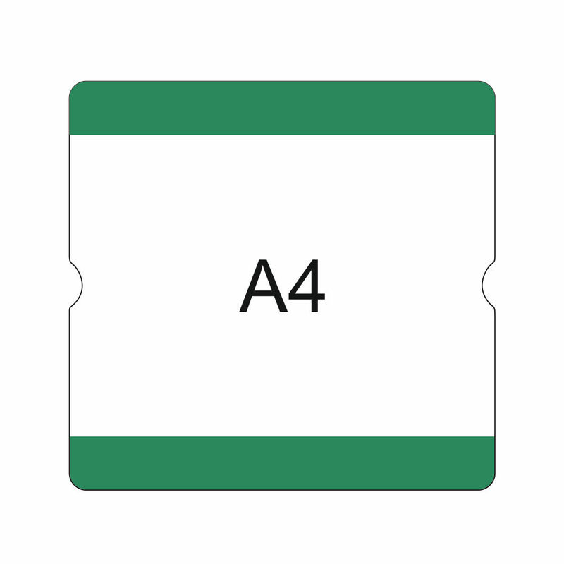 EICHNER Selbstklebende Beschriftungstasche, grün Standard 1 ZOOM