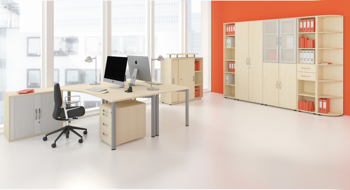 Gera Höhenverstellbarer Schreibtisch Milano mit 4-Fußgestell Milieu 2 ZOOM