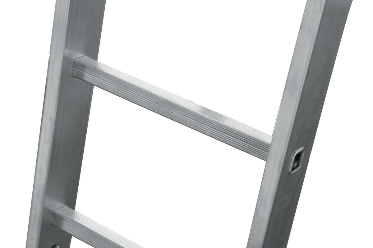 Krause Mehrzweckleiter STABILO® Professional +S mit Sprossen und Stufen, 2 x 12 rutschsicher profilierte Sprossen und Stufen Detail 4 ZOOM