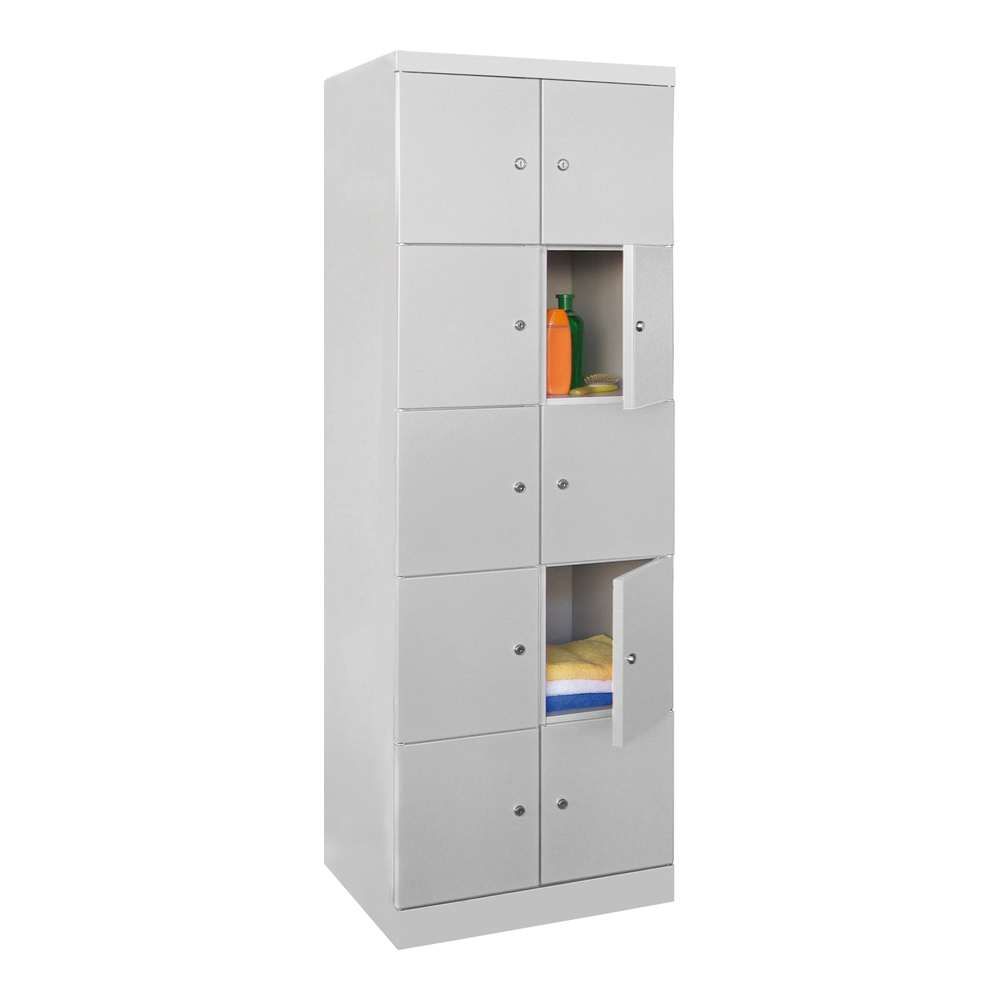 PAVOY Schließfachschrank Basis Plus, 10 Fächer Standard 1 ZOOM