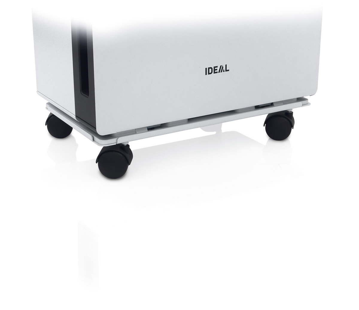 IDEAL Health Rollwagen für Luftreiniger, Stahl hellgrau Standard 2 ZOOM