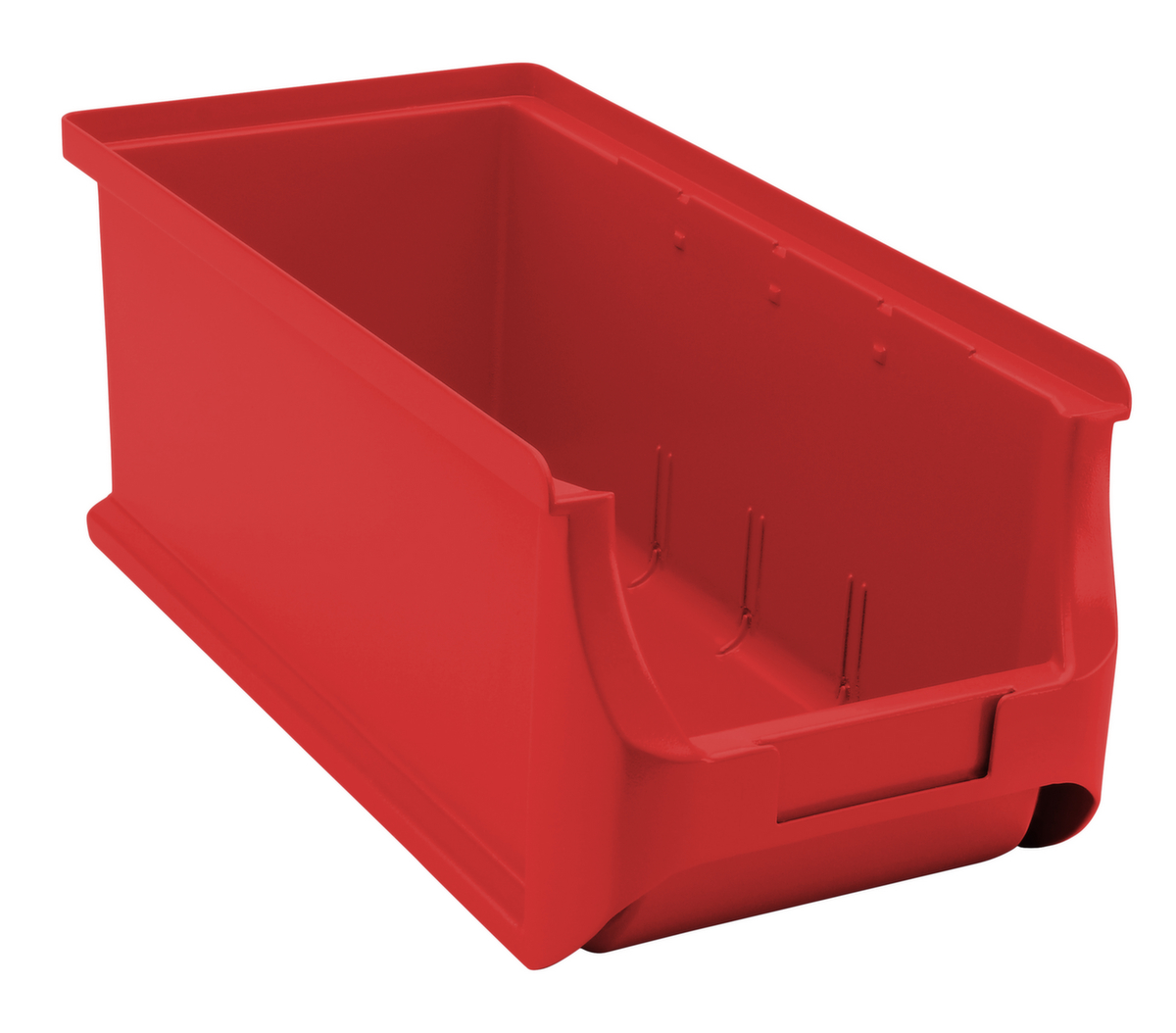 Allit Stapelbarer Sichtlagerkasten ProfiPlus Box 3L, rot, Tiefe 320 mm, Polypropylen Standard 1 ZOOM
