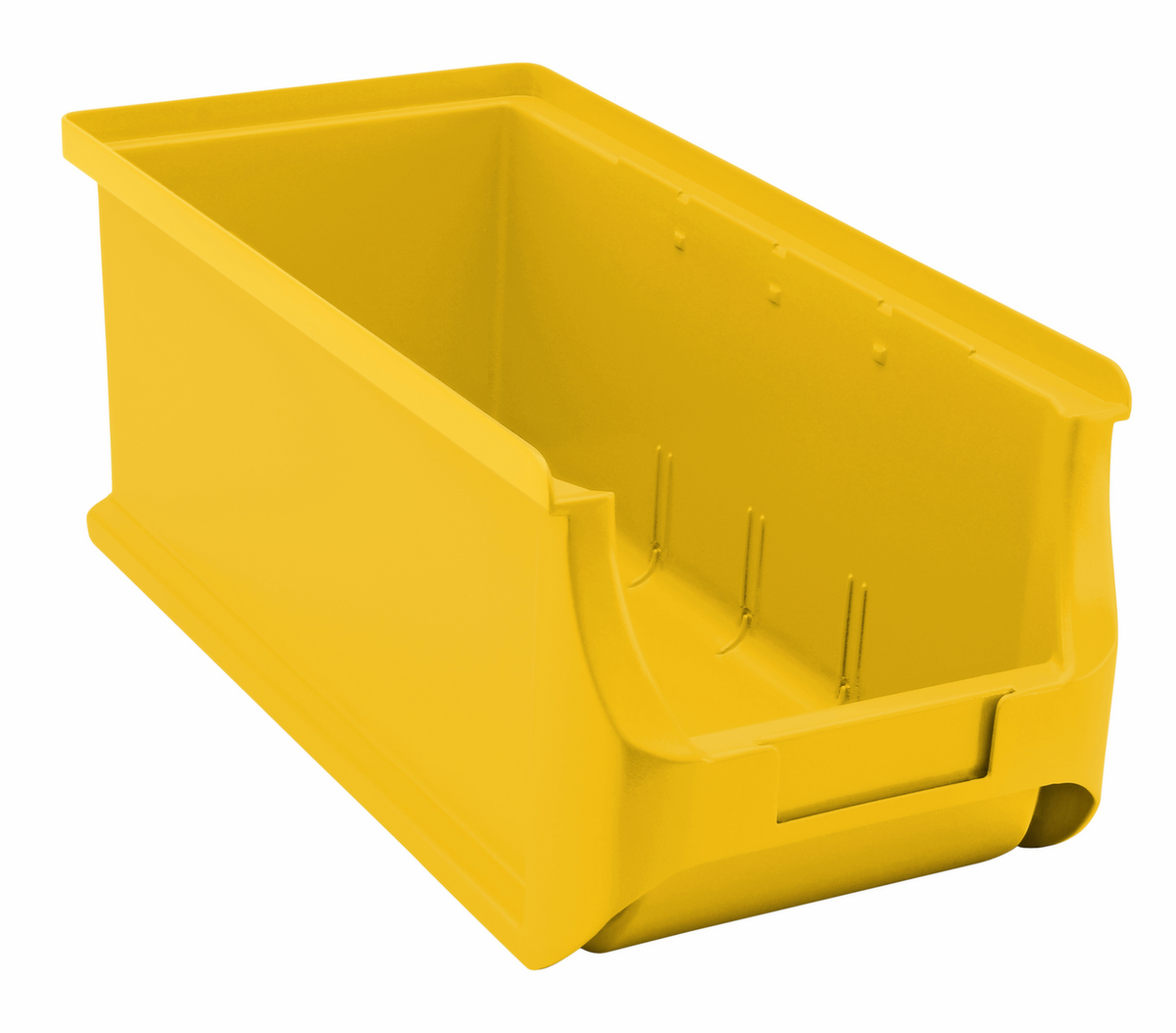 Allit Stapelbarer Sichtlagerkasten ProfiPlus Box 3L, gelb, Tiefe 320 mm, Polypropylen Standard 1 ZOOM