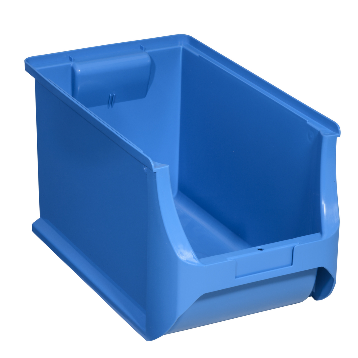 Allit Stapelbarer Sichtlagerkasten ProfiPlus Box 4H, blau, Tiefe 355 mm, Polypropylen Standard 1 ZOOM