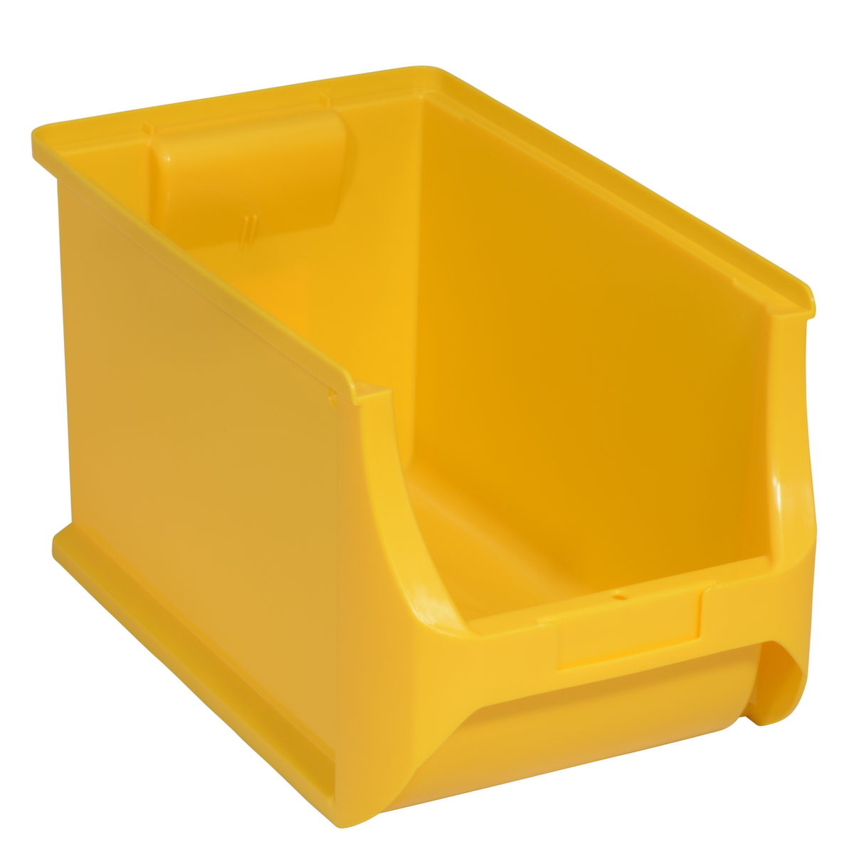 Allit Stapelbarer Sichtlagerkasten ProfiPlus Box 4H, gelb, Tiefe 355 mm, Polypropylen Standard 1 ZOOM