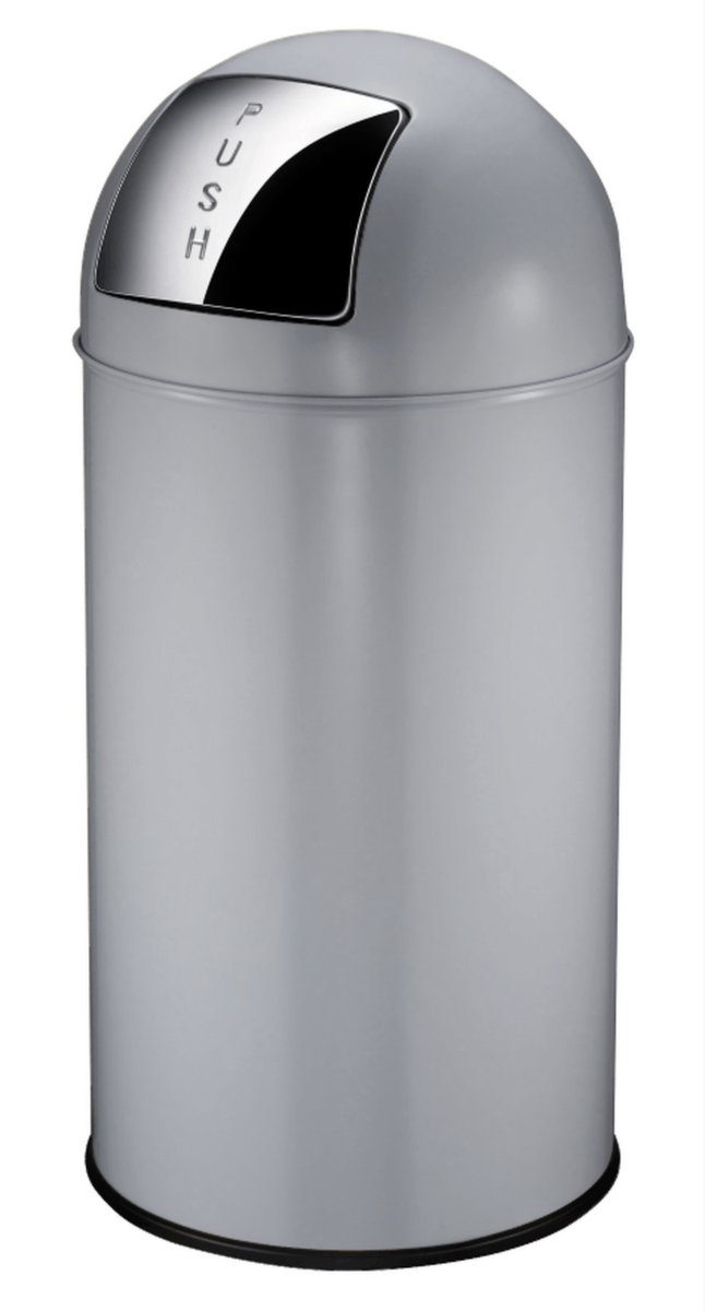 Feuersicherer Abfallbehälter EKO Pushcan, 40 l, grau Standard 1 ZOOM
